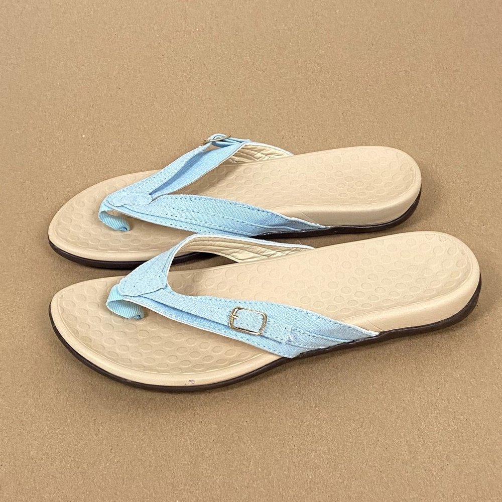 Vionic Tide Patty Sandal Flip Flop Women's US Size 8, EU Size 41 Blue